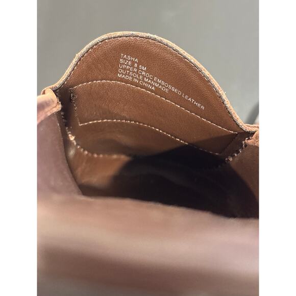 MATISSE Tasha Leather Penny Loafer Slip On Mule in Bourbon 8.5 - Picture 8 of 8